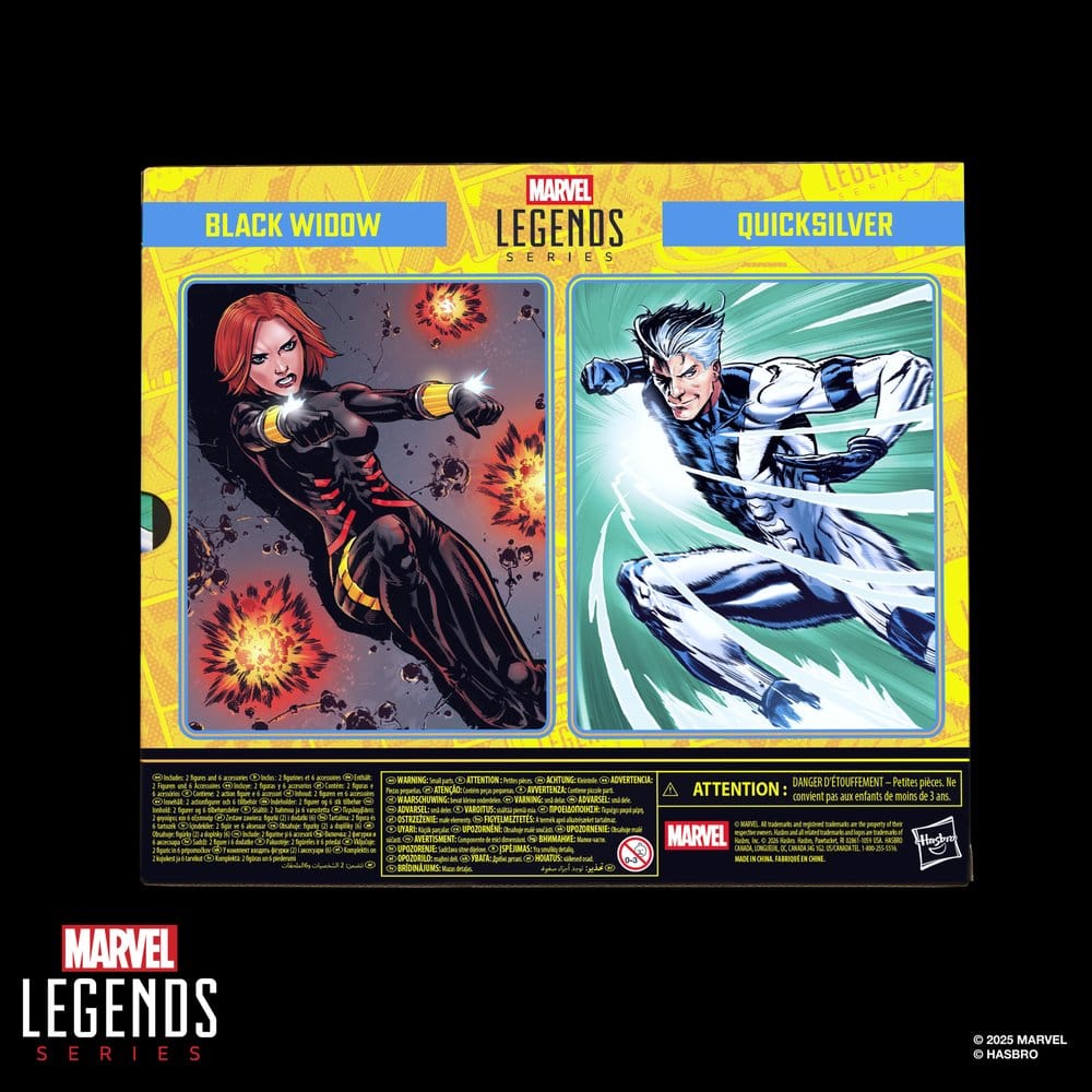 Avengers Marvel Legends Action Figure 2-Pack Black Widow & Quicksilver 15 cm - Damaged packaging