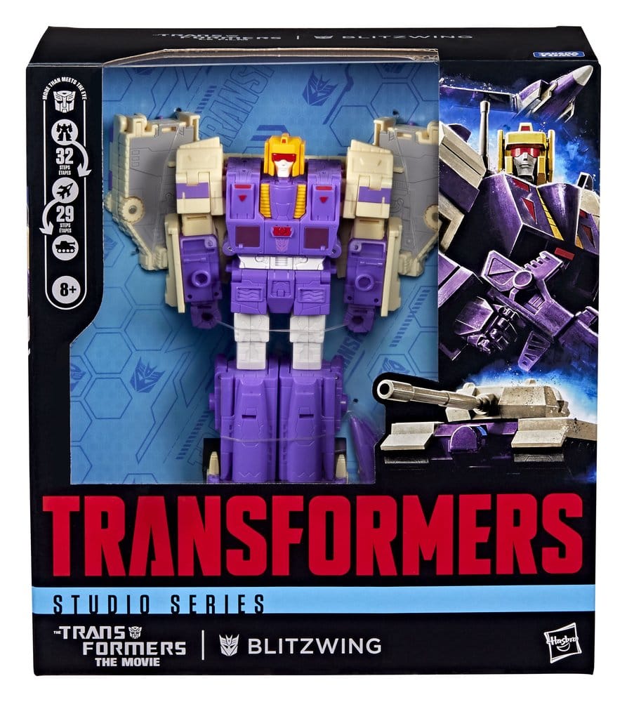 The Transformers: The Movie Studio Series Leader Class Action Figure Blitzwing 18 cm