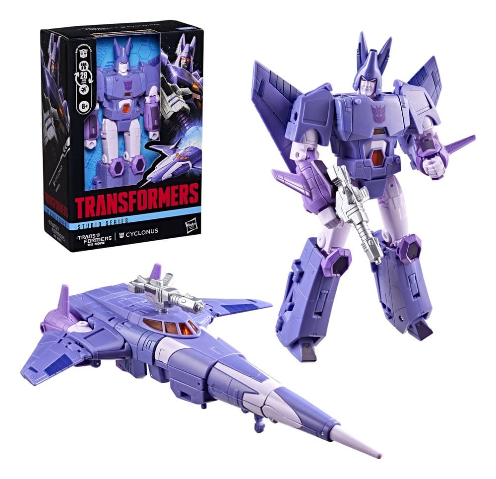 The Transformers: The Movie Studio Series Voyager Class Action Figure Cyclonus 20 cm