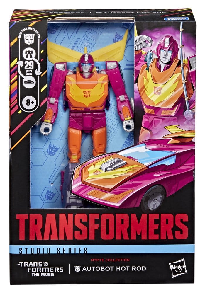 The Transformers: The Movie Studio Series Voyager Class Action Figure MTMTE Collection: Autobot Hot Rod 14 cm