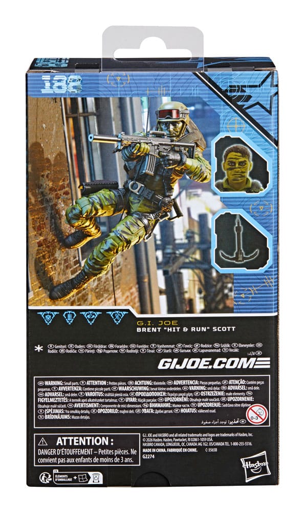 G.I. Joe Classified Series Action Figure Brent "Hit & Run" Scott 15 cm