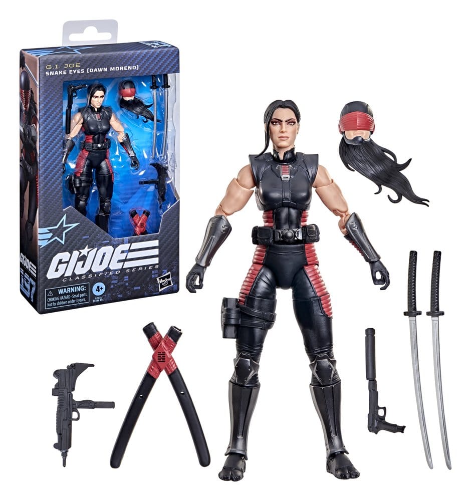 G.I. Joe Classified Series Action Figure Snake Eyes (Dawn Moreno) 15 cm