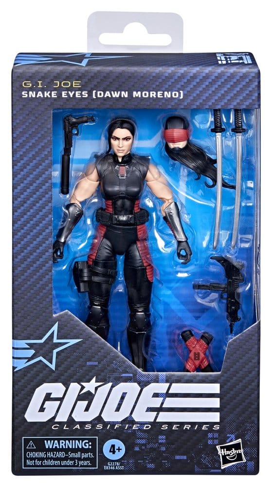 G.I. Joe Classified Series Action Figure Snake Eyes (Dawn Moreno) 15 cm
