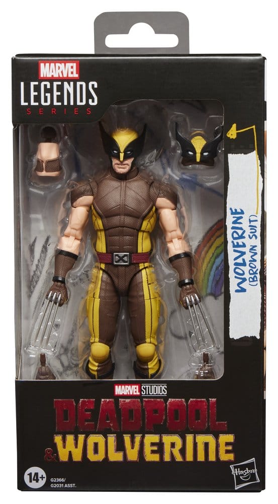 Deadpool & Wolverine Marvel Legends Action Figure Wolverine (Brown Suit) 15 cm