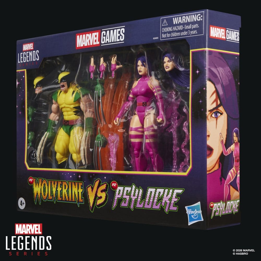 Marvel Games Marvel Legends Action Figure 2-Pack Wolverine & Psylocke 15 cm