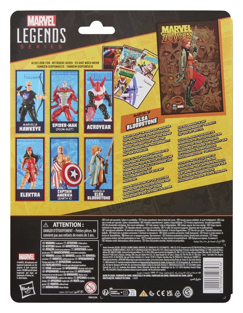 Marvel Zombies Marvel Legends Action Figure Marvel's Elsa Bloodstone 15 cm