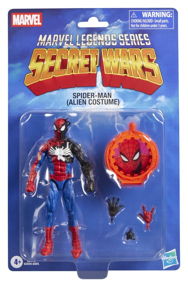 Secret Wars Marvel Legends Action Figure Spider-Man (Alien Costume) 15 cm - Damaged packaging
