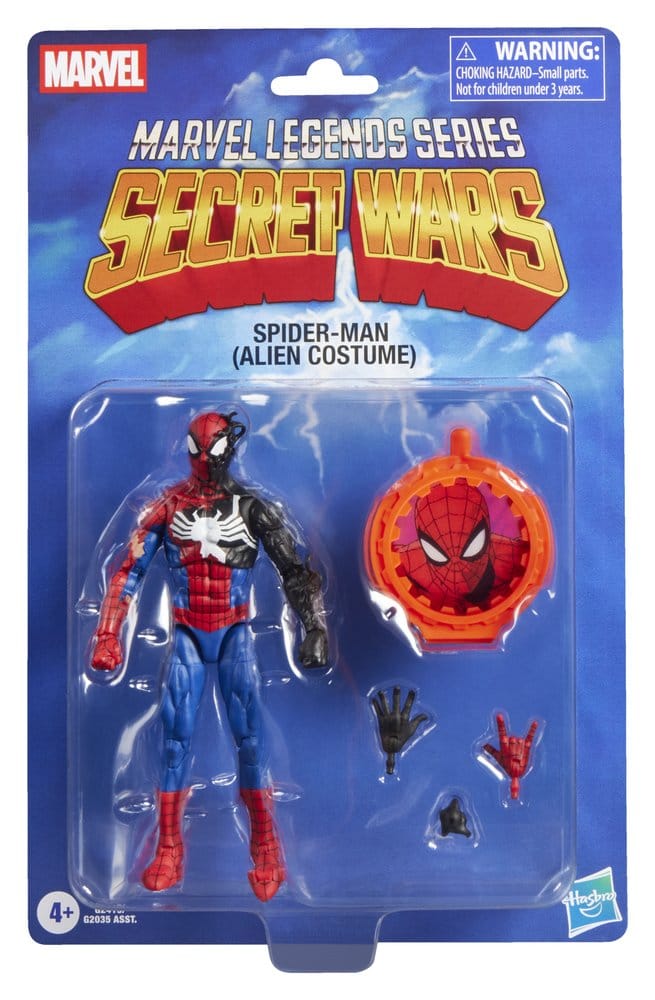Secret Wars Marvel Legends Action Figure Spider-Man (Alien Costume) 15 cm - Damaged packaging