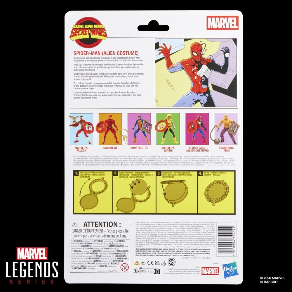 Secret Wars Marvel Legends Action Figure Spider-Man (Alien Costume) 15 cm - Damaged packaging