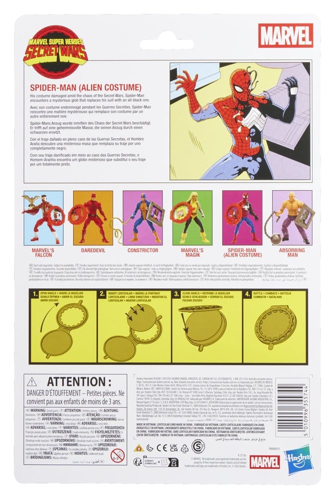 Secret Wars Marvel Legends Action Figure Spider-Man (Alien Costume) 15 cm - Damaged packaging