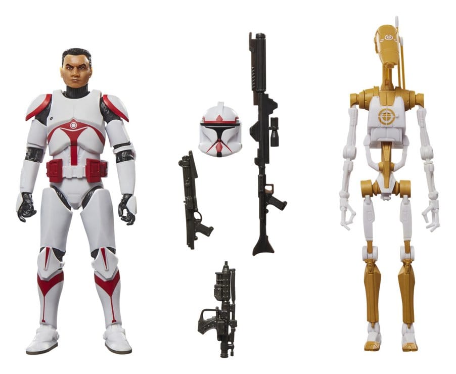 Star Wars: Battlefront II Black Series Action Figure 2-Pack Phase I Assault Trooper & Battle Droid Officer 15 cm