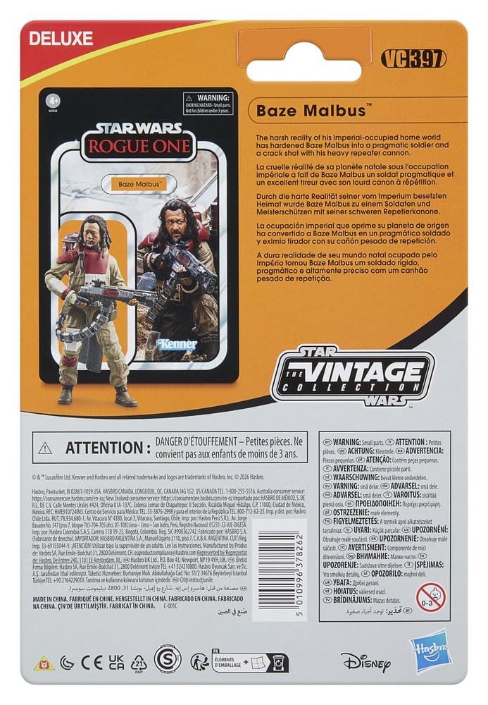 Star Wars: Rogue One Vintage Collection Action Figure Baze Malbus 10 cm - Damaged packaging
