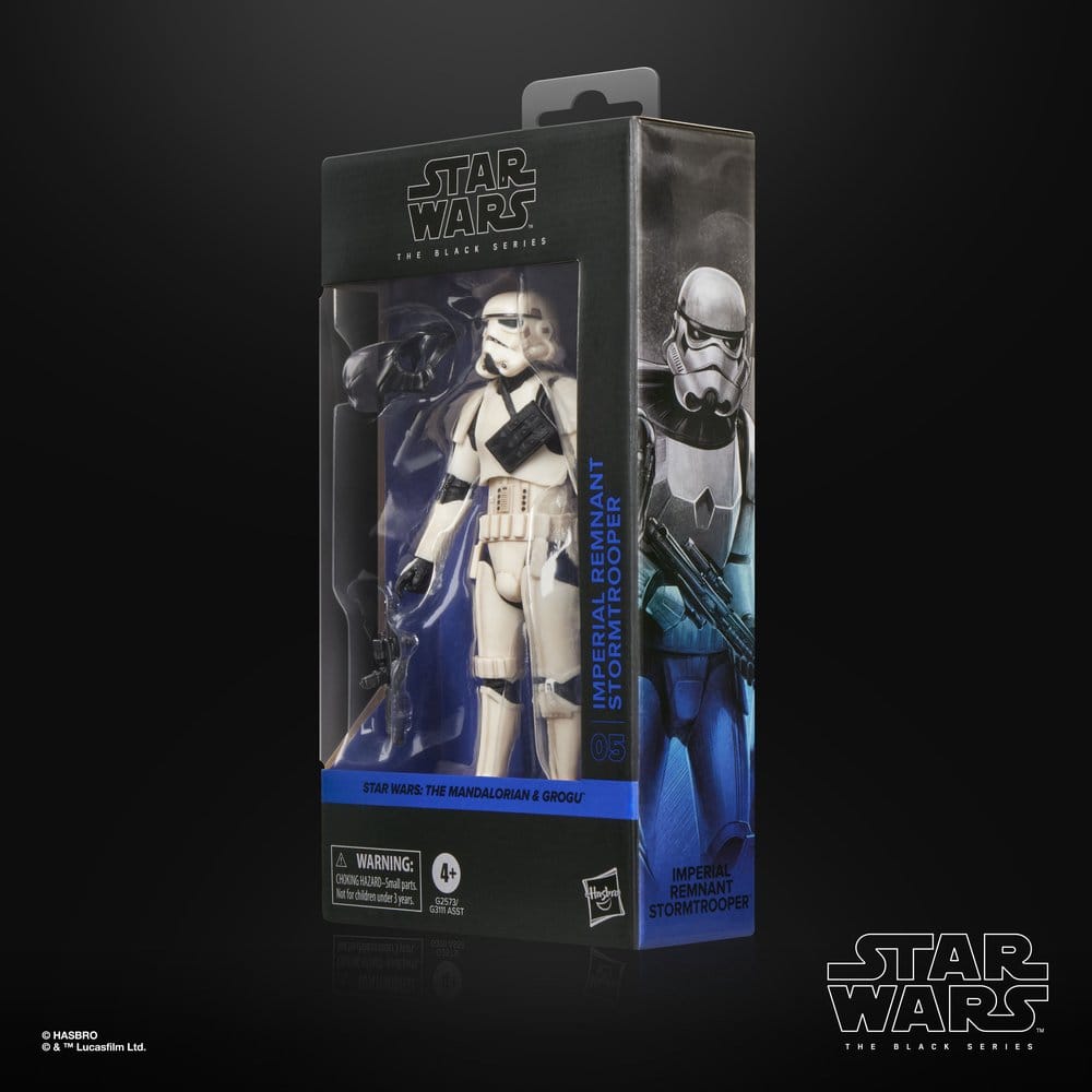 Star Wars: The Mandalorian &amp; Grogu Black Series Action Figure Imperial Remnant Stormtrooper 15 cm
