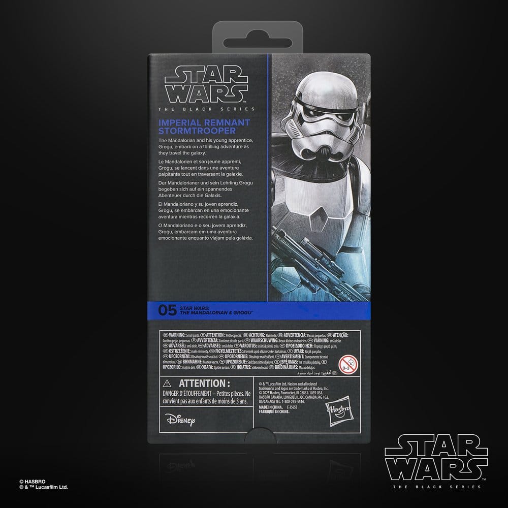 Star Wars: The Mandalorian &amp; Grogu Black Series Action Figure Imperial Remnant Stormtrooper 15 cm
