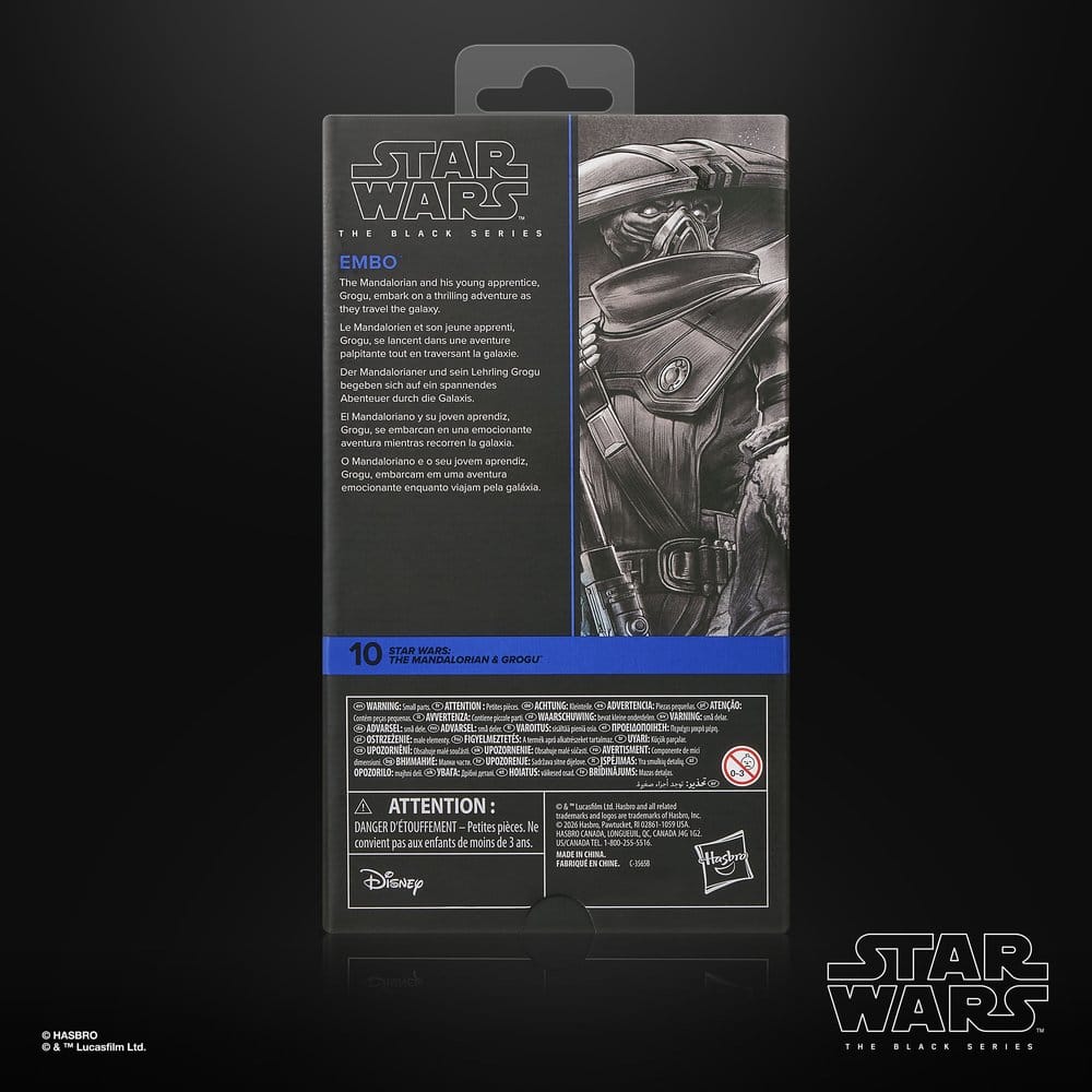 Star Wars: The Mandalorian & Grogu Black Series Action Figure Embo 15 cm