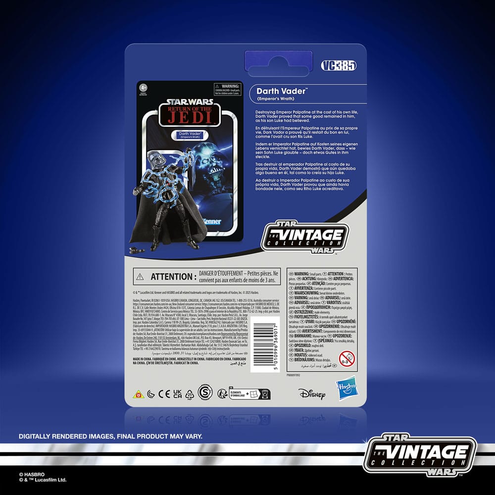 Star Wars Episode VI Vintage Collection Action Figure Darth Vader (Emperor's Wrath) 10 cm