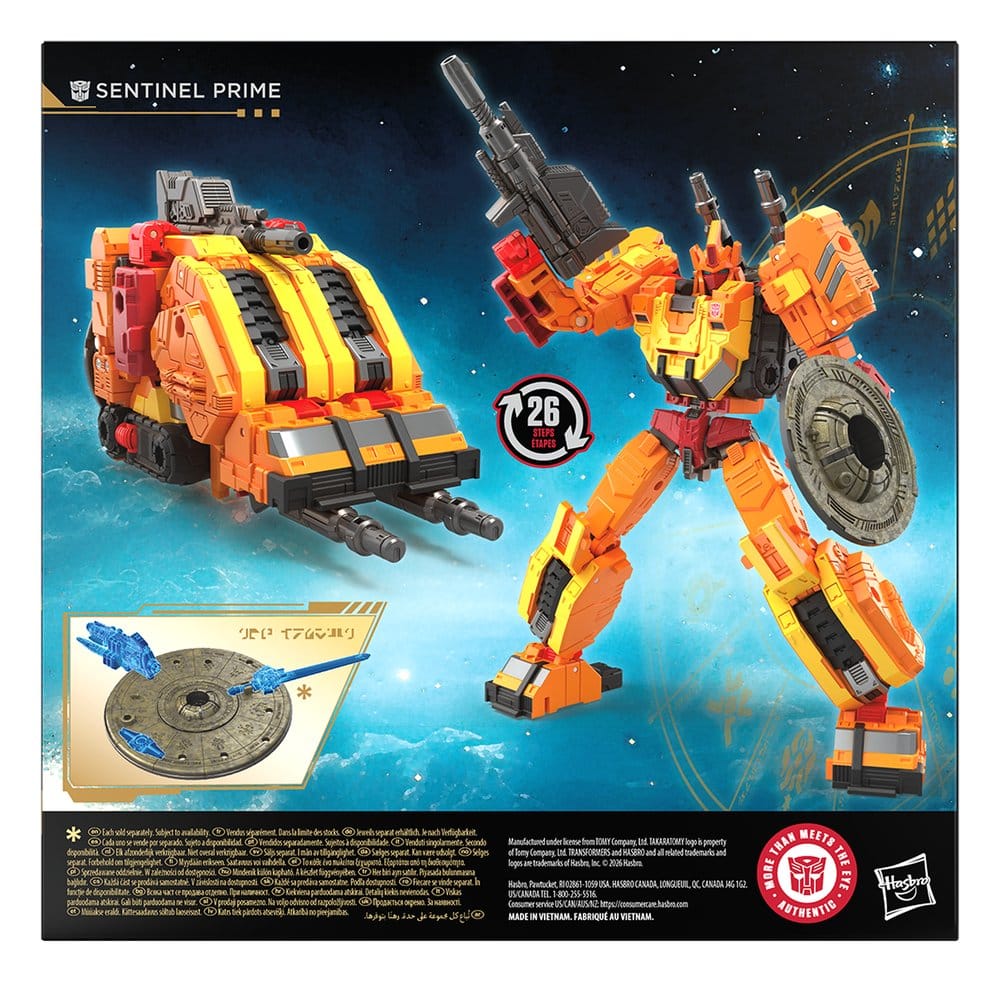 Transformers Age of the Primes Voyager Class Action Figure Sentinel Prime 18 cm