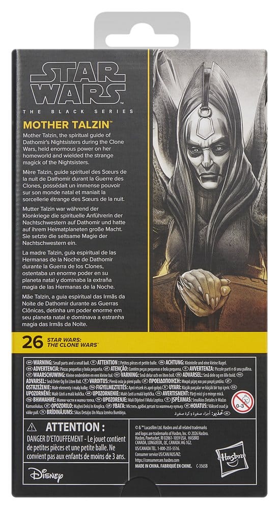Star Wars: The Clone Wars Black Series Action Figure Mother Talzin 15 cm