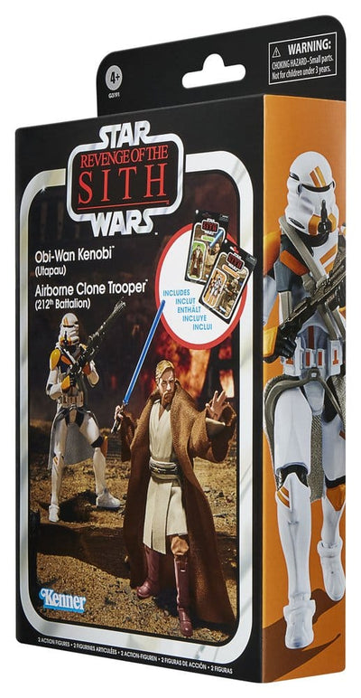 Star Wars Episode III Vintage Collection Action Figure 2-Pack Obi-Wan Kenobi & Airborne Clone Trooper 10 cm