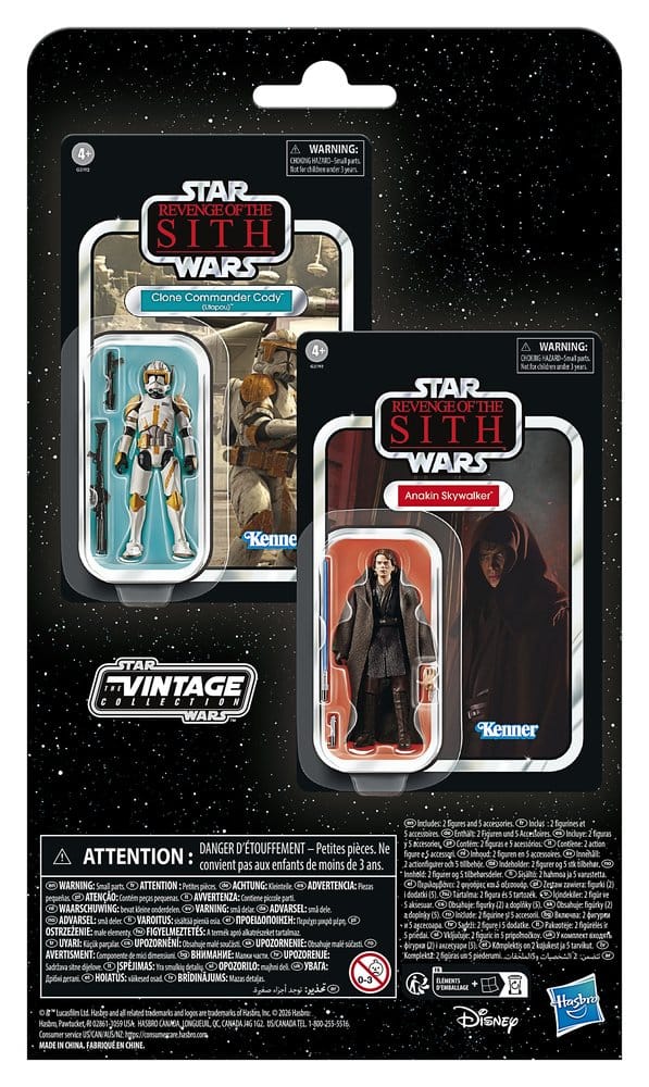 Star Wars Episode III Vintage Collection Action Figure 2-Pack Anakin Skywalker & Clone Commander Cody (Utapau) 10 cm