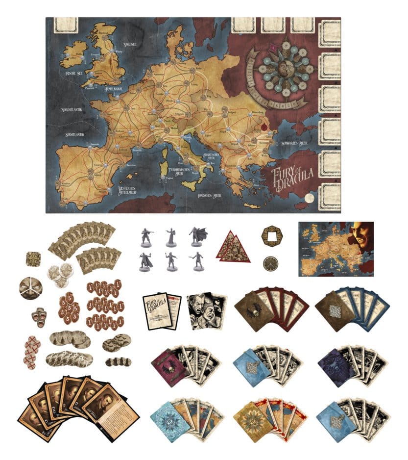 Fury of Dracula Board Game 5th Edition *German Version*