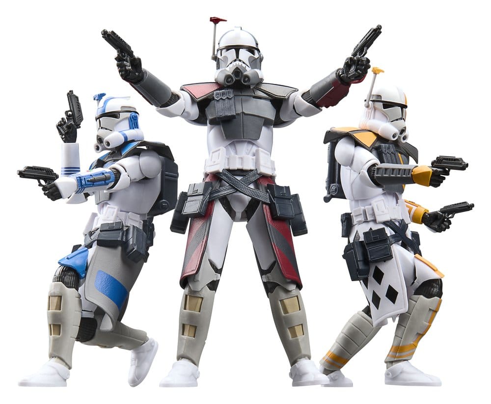 Star Wars: The Clone Wars Black Series Action Figure 3-Pack ARC Trooper Havoc, Colt & Blitz 15 cm