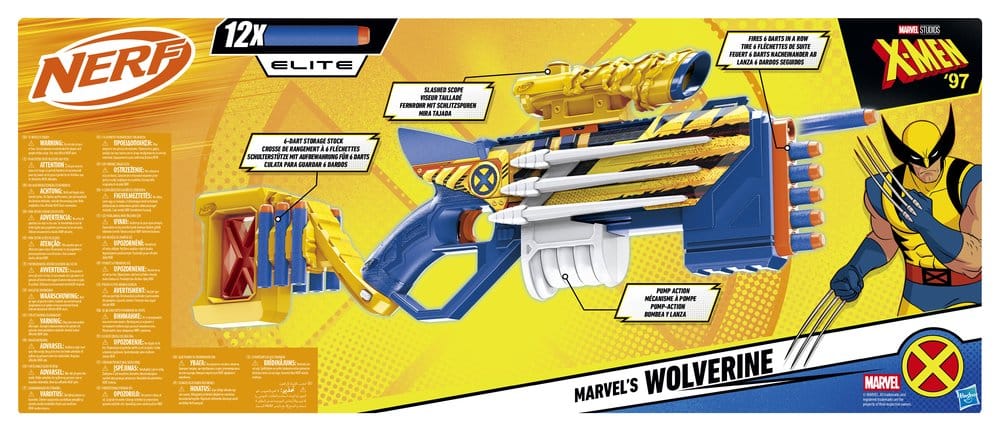 X-Men '97 NERF Dart Blaster Marvel's Wolverine