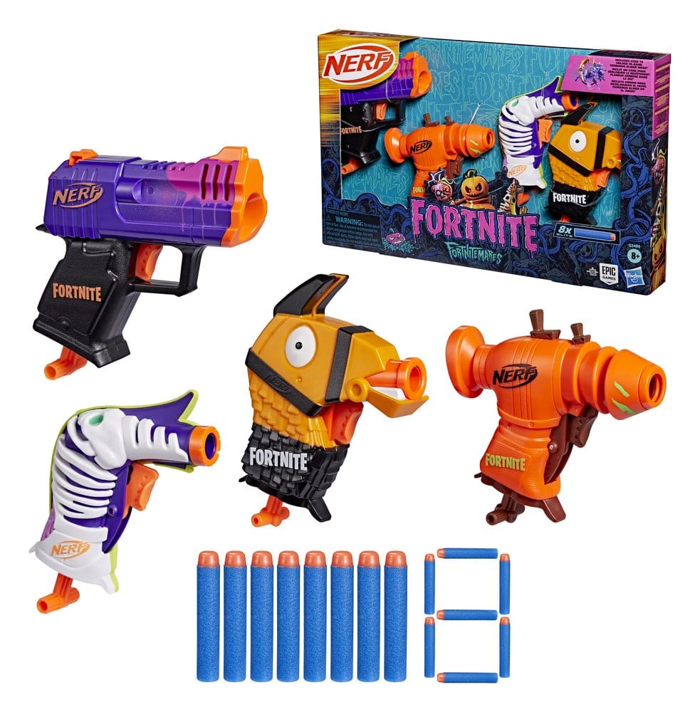 Fortnite NERF Dart Blaster 4-Pack Fortnitemares