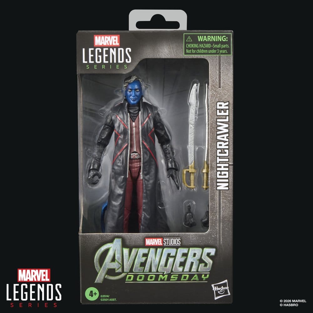 Avengers: Doomsday Marvel Legends Action Figure Nightcrawler 15 cm