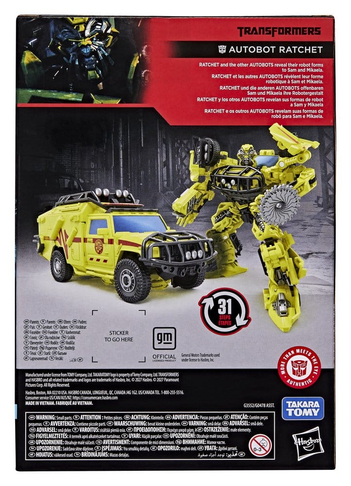 Transformers Studio Series Voyager Class Action Figure Ratchet 17 cm