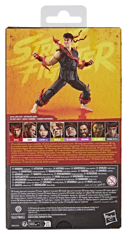 Street Fighter Action Figure Dark Ryu 15 cm