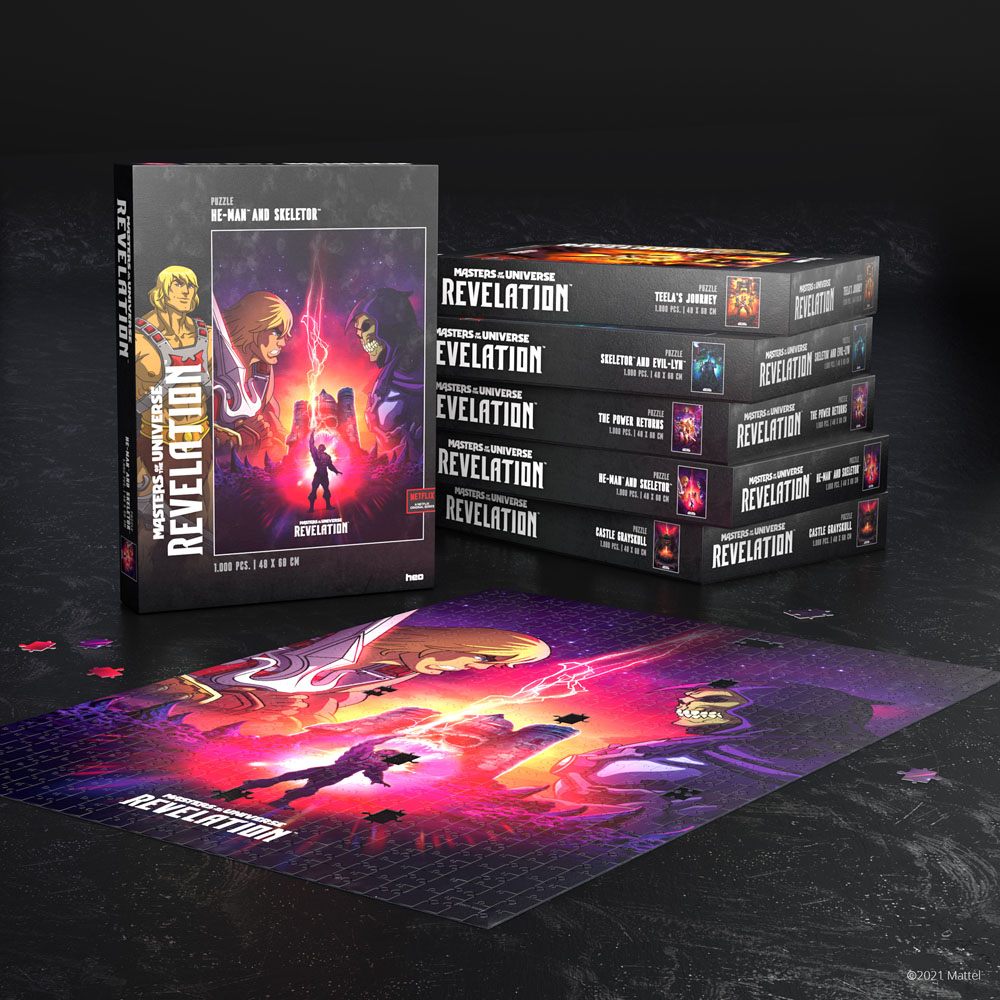 Masters of the Universe: Revelation&trade; Jigsaw Puzzle He-Man&trade; and Skeletor&trade; (1000 pieces) - Severely damaged packaging