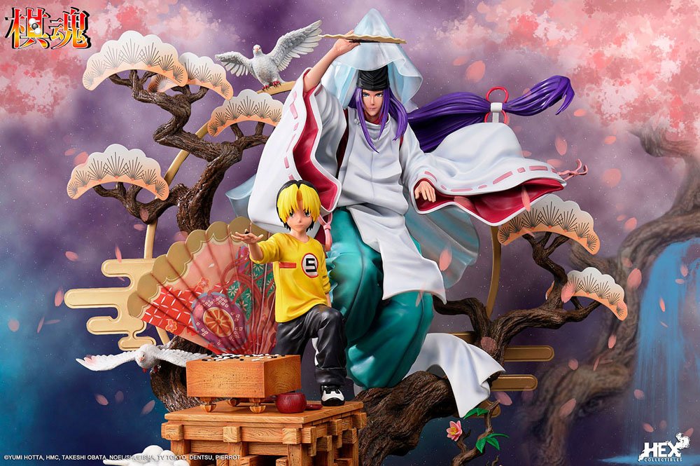 Hikaru no Go Statue 1/6 Shindou Hikaru & Fujiwara no Sai: The Divine Move 52 cm