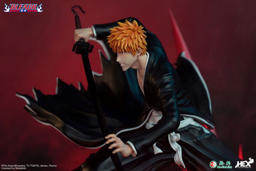 Bleach Elite Dynamic Statue 1/6 Ichigo Kurosaki vs Hollow Ichigo 56 cm