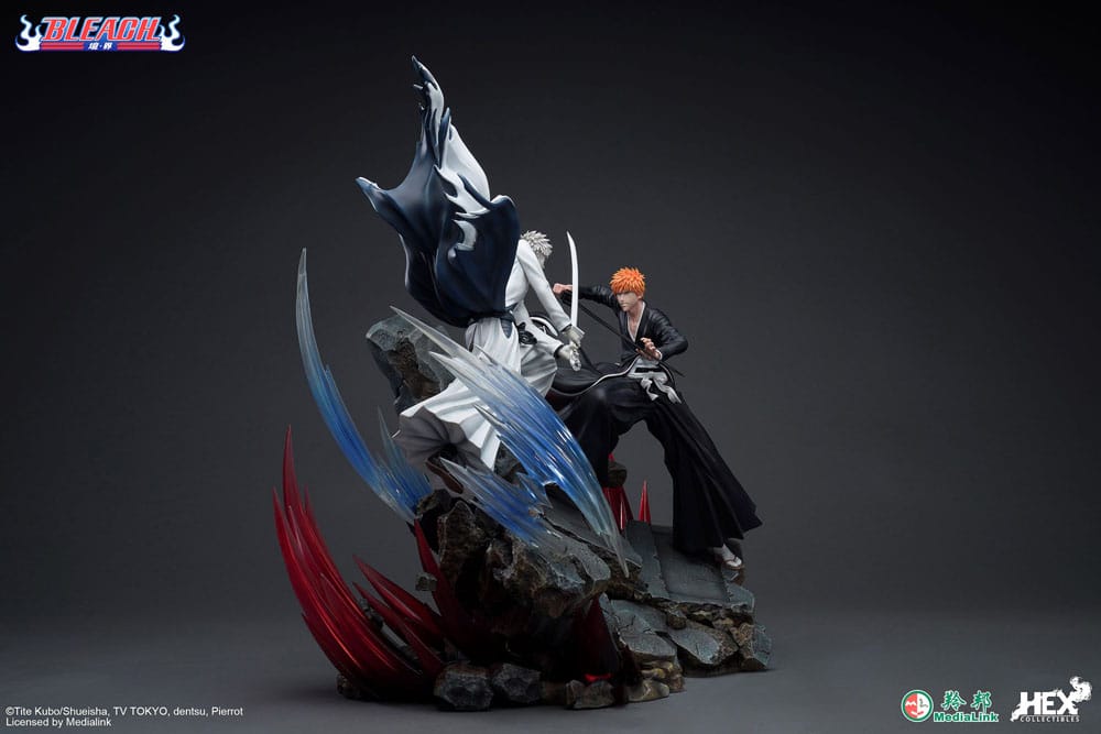 Bleach Elite Dynamic Statue 1/6 Ichigo Kurosaki vs Hollow Ichigo 56 cm