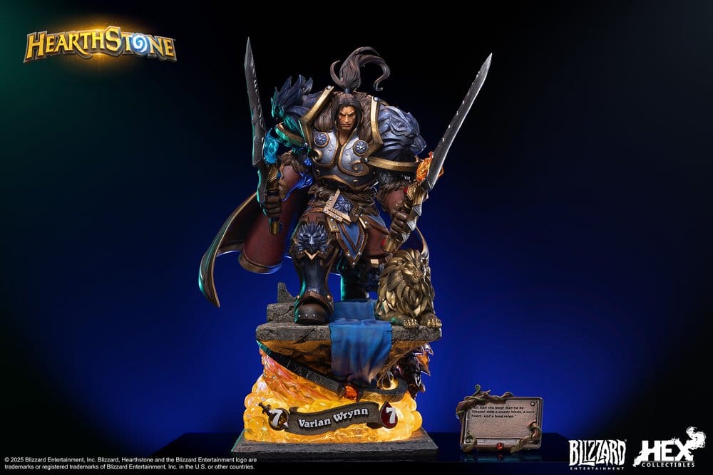 Hearthstone Statue 1/10 Varian Wrynn 31 cm
