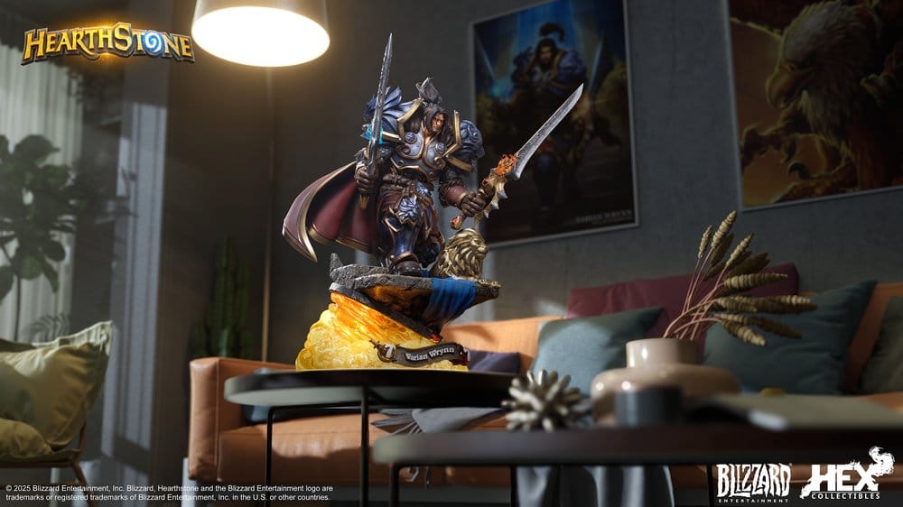 Hearthstone Statue 1/10 Varian Wrynn 31 cm
