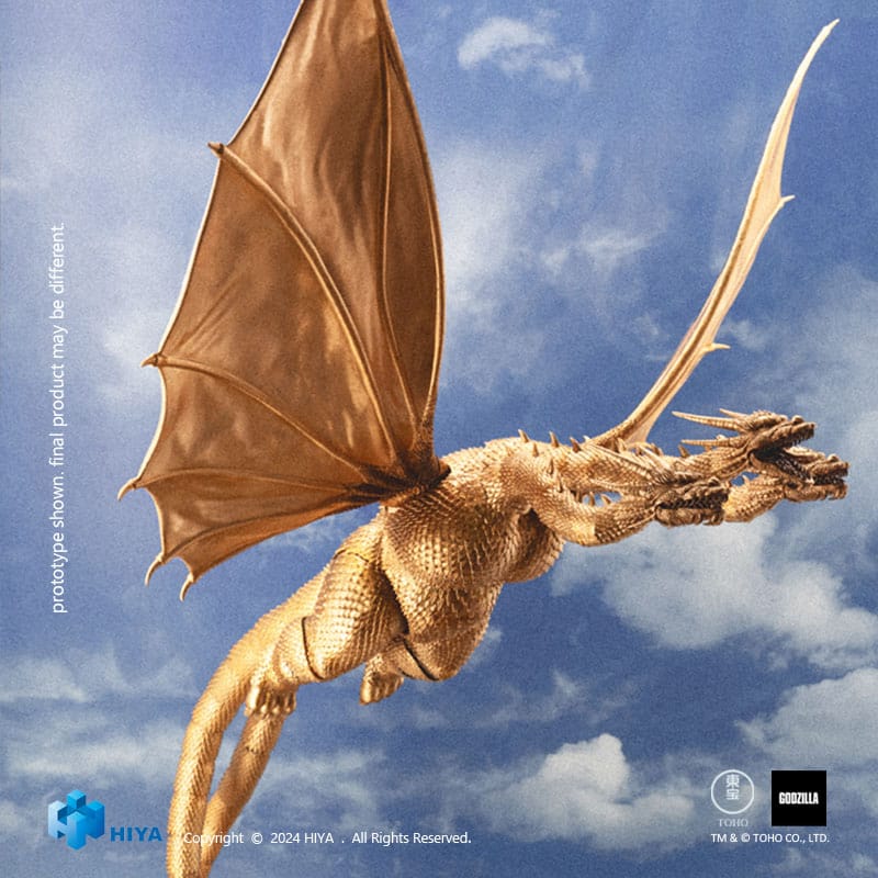 Godzilla Exquisite Basic Action Figure Godzilla vs King Ghidorah King Ghidorah 25 cm - Damaged packaging