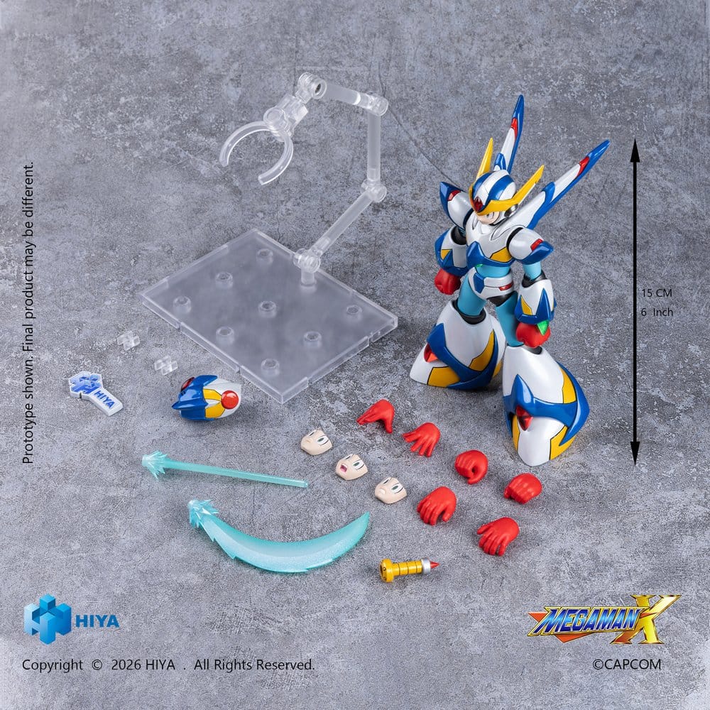 Mega Man X Exquisite Basic Series  Actionfigur X Falcon Armor Version 15 cm