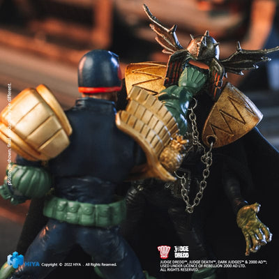 2000 AD Exquisite Mini Action Figure 1/18 Judge Dredd Gaze Into The Fist of Dredd 10 cm