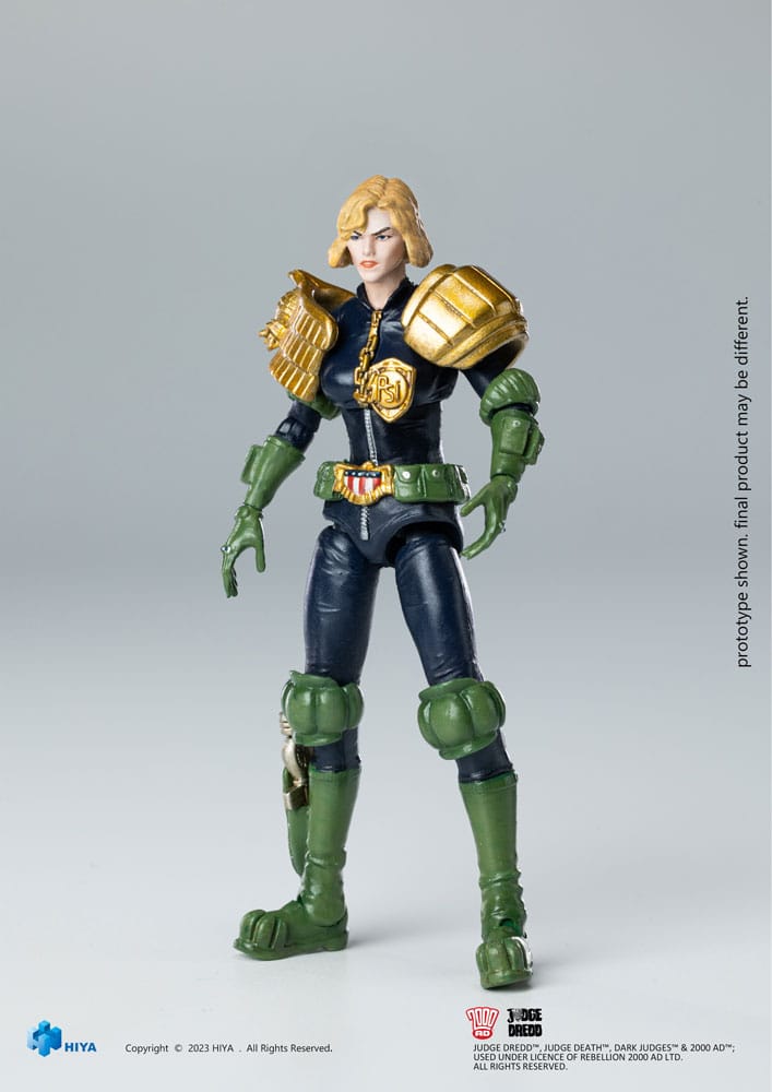 2000 AD Exquisite Mini Action Figure 1/18 Judge Dredd Judge Anderson VS The Dark Judges 10 cm - Damaged packaging