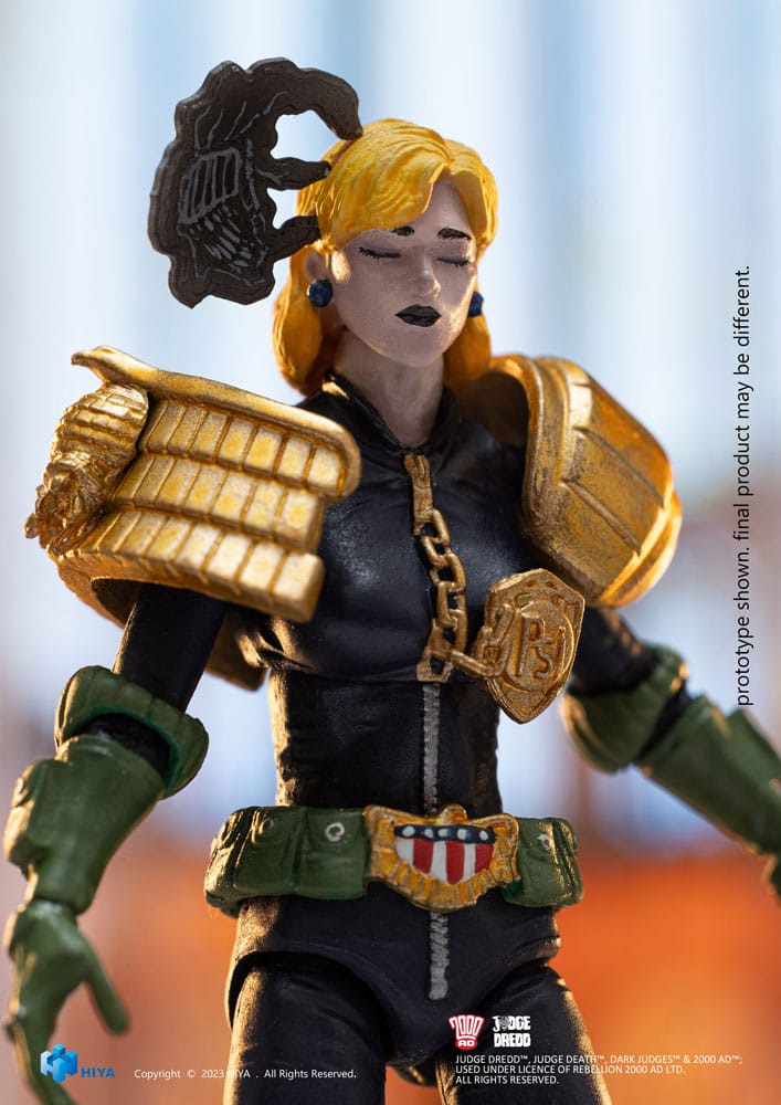 2000 AD Exquisite Mini Action Figure 1/18 Judge Dredd Judge Anderson Hall of Heroes 10 cm