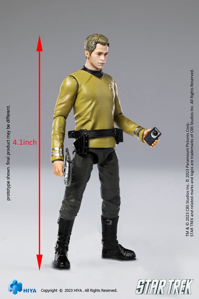 Star Trek Exquisite Mini Action Figure 1/18 Star Trek 2009 Kirk 10 cm