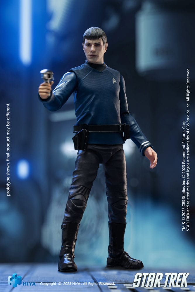 Star Trek Exquisite Mini Action Figure 1/18 Star Trek 2009 Spock 10 cm