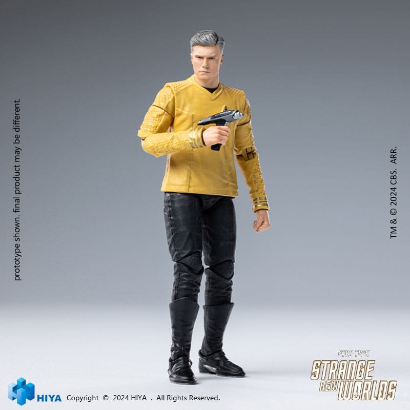 Star Trek Strange New Worlds Exquisite Mini Series  Actionfigur 1/18 Pike 11 cm