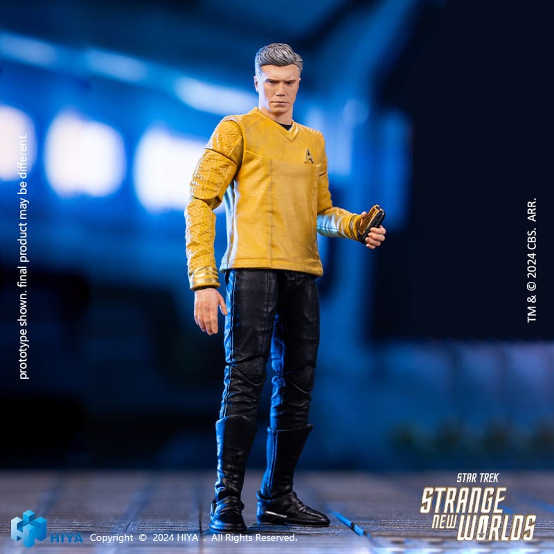 Star Trek Strange New Worlds Exquisite Mini Series  Actionfigur 1/18 Pike 11 cm