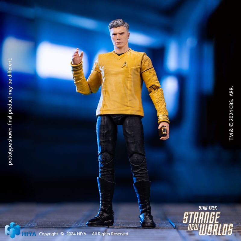 Star Trek Strange New Worlds Exquisite Mini Series  Actionfigur 1/18 Pike 11 cm