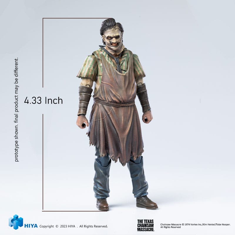 Texas Chainsaw Massacre (2003) Exquisite Mini Action Figure 1/18 Leatherface 2003 Killing Mask 11 cm