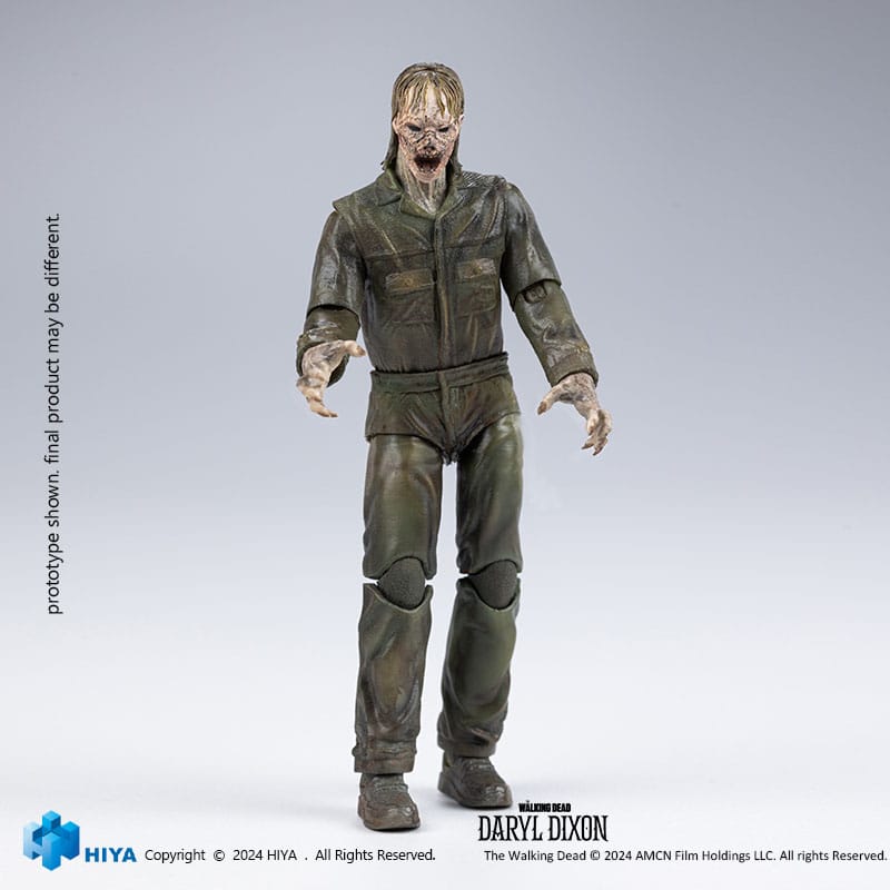 The Walking Dead Exquisite Mini Action Figure 1/18 Daryl Dixon Dark Eyes Walker 11 cm