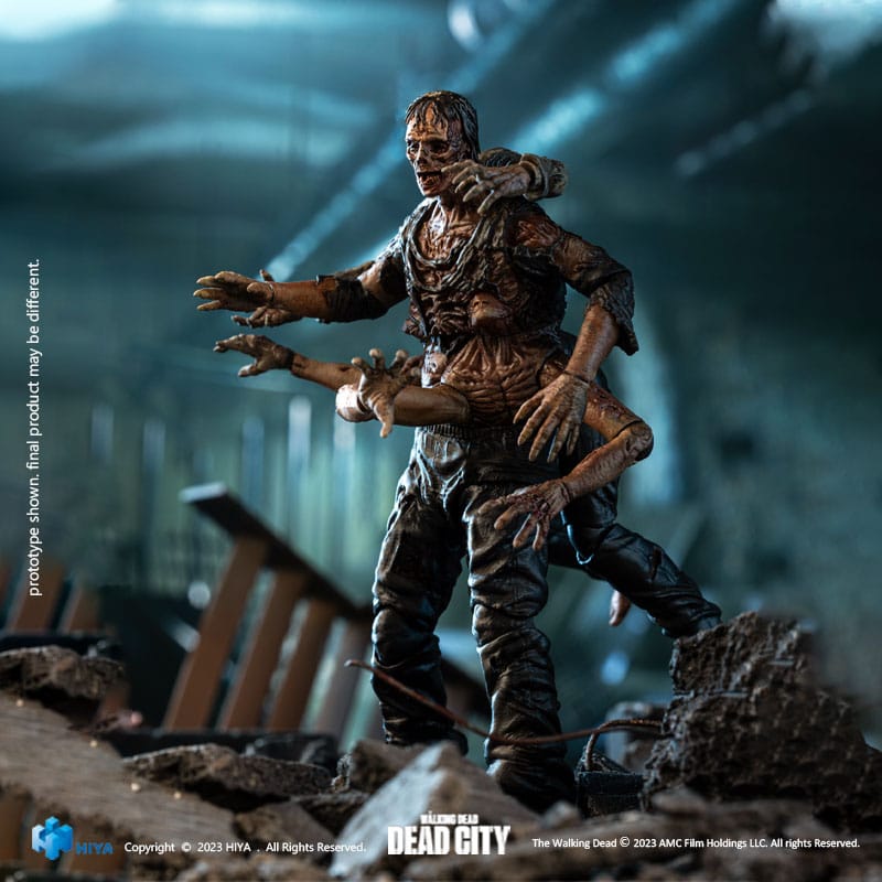 The Walking Dead Exquisite Mini Action Figure 1/18 Dead City Walker King 11 cm